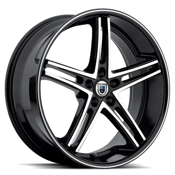 Asanti Black – ABL-7 – Black – 22″x10″ 20mm – Summer Wheels – ABL7-22101520MB