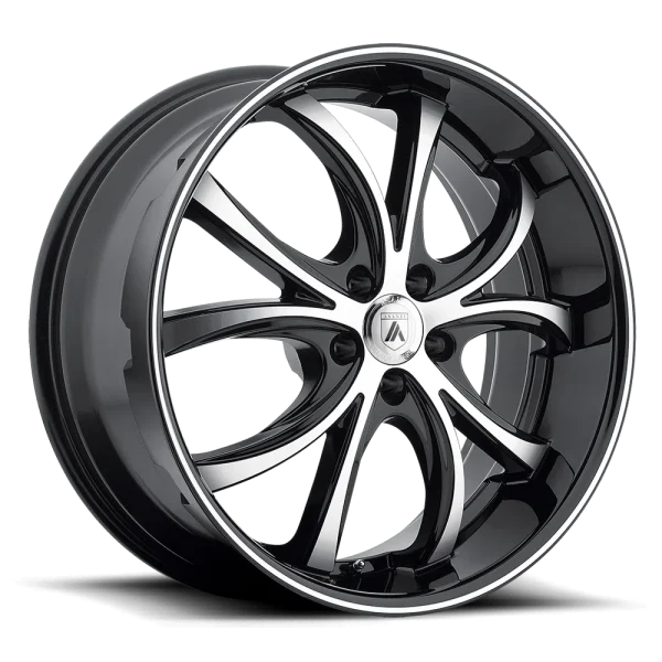 Asanti Black – ABL-8 ELEKTRA – Black – 20″x8.5″ 38mm – Summer Wheels – ABL8-20855238MB
