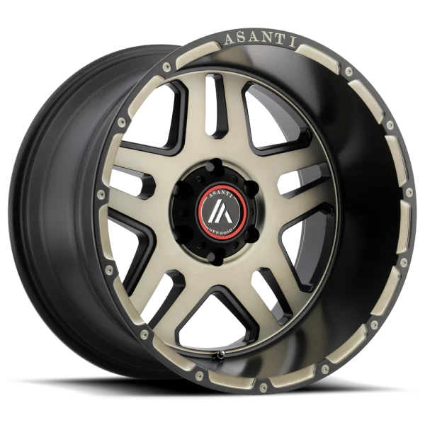 Asanti Off Road – AB809 ENFORCER – Black – 20″x12″ -44mm – Summer Wheels – AB809-20128844NBK