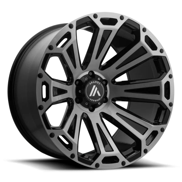 Asanti Off Road – AB813 CLEAVER – Black – 22″x12″ -40mm – Summer Wheels – AB813-221288BB40N