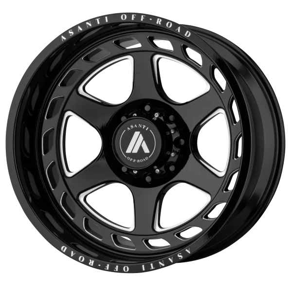 Asanti Off Road – AB816 ANVIL – Black – 20″x10″ -18mm – Summer Wheels – AB816-201068GB18N