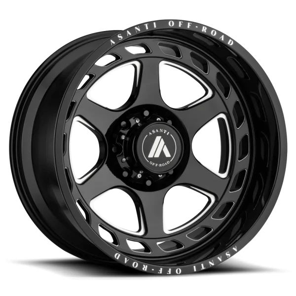 Asanti Off Road – AB816 ANVIL – Black – 20″x10″ -18mm – Summer Wheels – AB816-201050GB18N