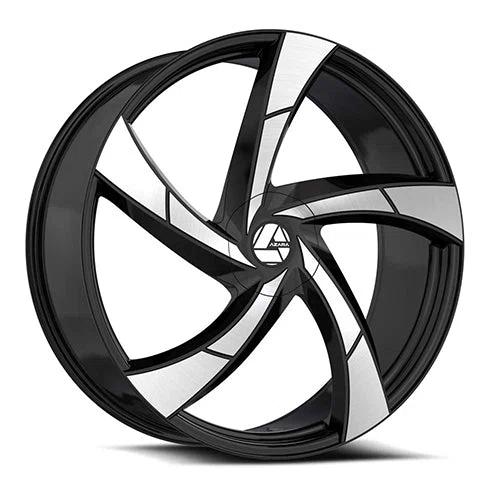 Azara – AZA-524 – Black – 20″x8.5″ 35mm – Summer Wheels – AZA-52420853635BM