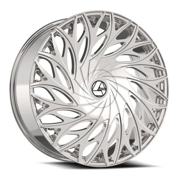 Azara – AZA-525 – Chrome – 20″x8.5″ 35mm – Summer Wheels – AZA-52520853635NCR