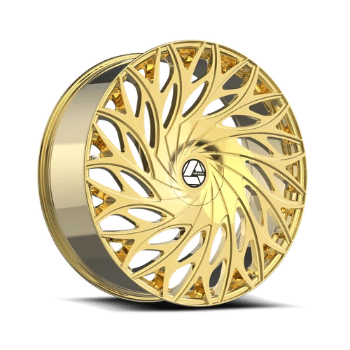 Azara – AZA-525 – Gold – 22″x8.5″ 38mm – Summer Wheels – AZA-52522853838NG
