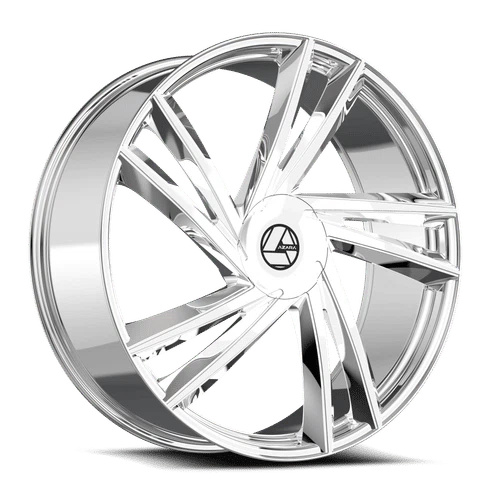 Azara – AZA-529 – Chrome – 20″x8.5″ 35mm – Summer Wheels – AZA-52920853635NC