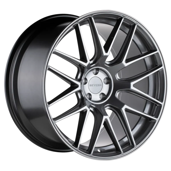 Beyern – AUTOBAHN – Gunmetal – 18″x8.5″ 2mm – All weather Wheels – 1885ATB205112G66