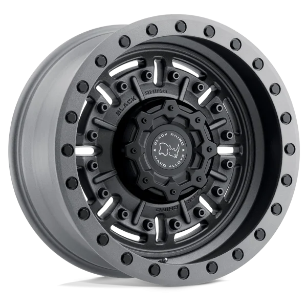 Black Rhino – ABRAMS – Gunmetal – 17″x8.5″ 0mm – All weather Wheels – 1785ABR006114G76