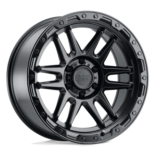 Black Rhino – APACHE – Black – 18″x9″ 12mm – All weather Wheels – 1890APC126120M67
