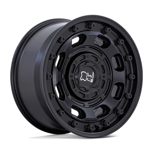 Black Rhino – ATLAS – Black – 16″x8″ -10mm – All weather Wheels – BR007MX16806810N