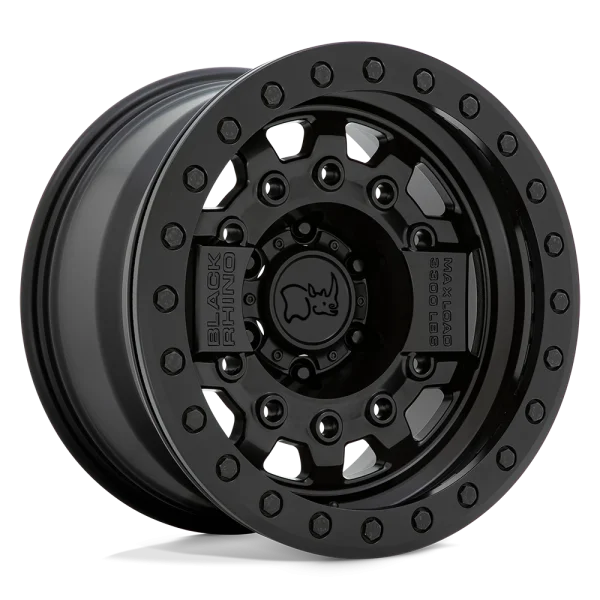 Black Rhino – AVENGER BEADLOCK – Black – 17″x8.5″ 0mm – All weather Wheels – 1785AVG006140M12