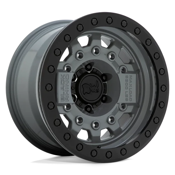 Black Rhino – AVENGER BEADLOCK – Gunmetal – 17″x8.5″ 0mm – All weather Wheels – 1785AVG006140G12