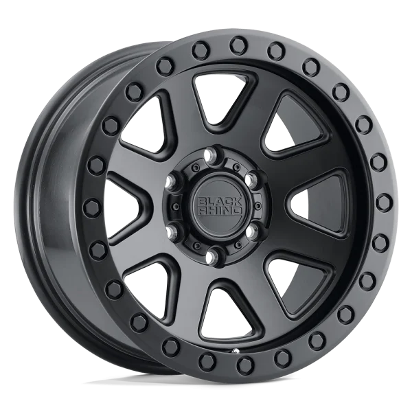 Black Rhino – BAKER – Black – 18″x9″ 12mm – All weather Wheels – 1890BKR126114M76