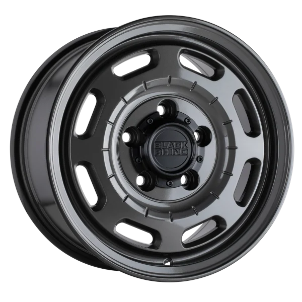 Black Rhino – BANDOLIER – Gunmetal – 16″x8″ 45mm – All weather Wheels – 1680BDR455130G78