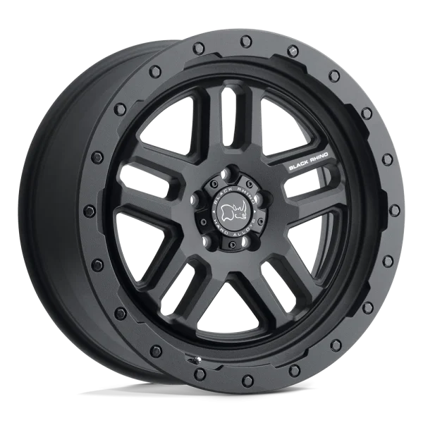 Black Rhino – BARSTOW – Black – 17″x8″ 30mm – All weather Wheels – 1780BTW305120M76
