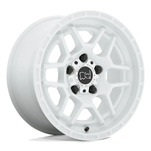 Black Rhino – BATONA – White – 19″x8″ 20mm – All weather Wheels – 1980BTA205112W66