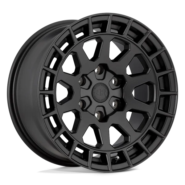 Black Rhino – BOXER – Black – 15″x7″ 15mm – All weather Wheels – 1570BXR155114M76