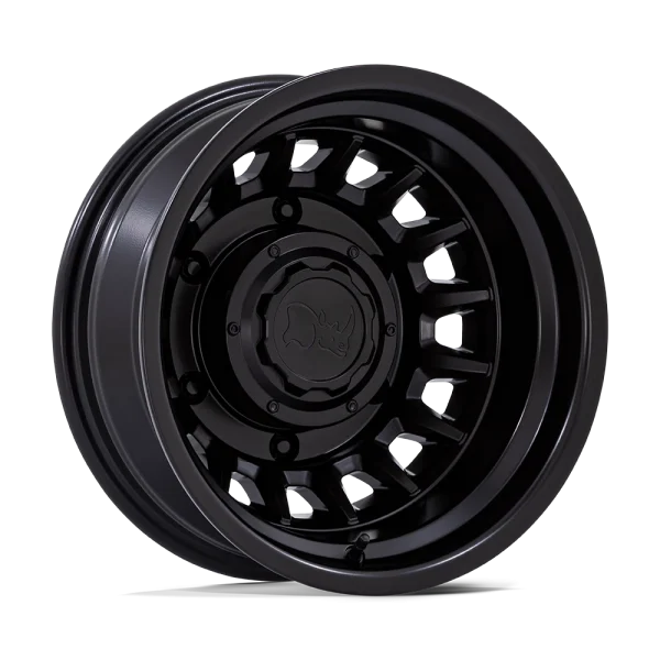 Black Rhino – ALISO – Black – 16″x6″ -130mm – All weather Wheels – BR019MX16606B130NA