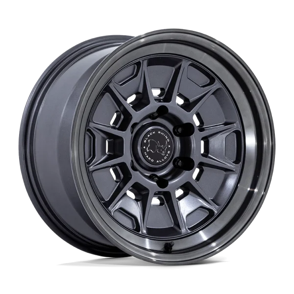 Black Rhino – BR021 MONDO – Gunmetal – 17″x8.5″ -10mm – All weather Wheels – BR021AA17856810N