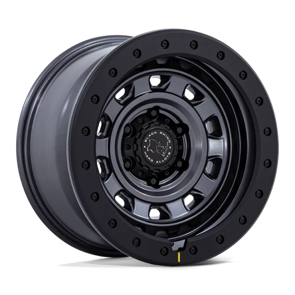 Black Rhino – BR023 XPLORER – Gunmetal – 17″x9″ 1mm – All weather Wheels – BR023AB17906801