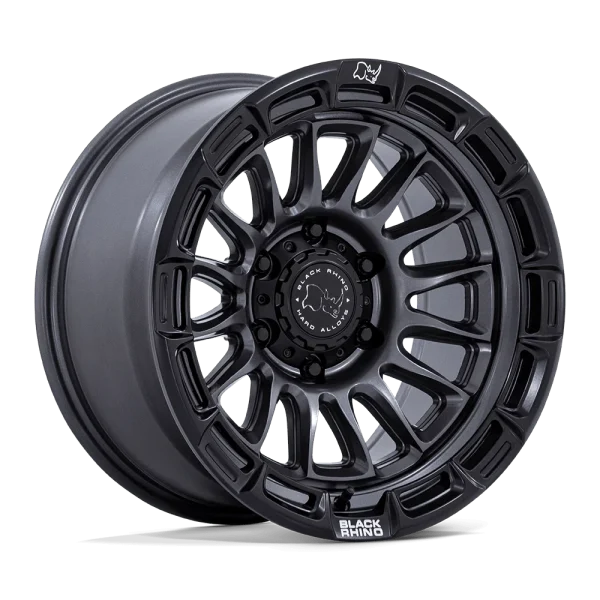 Black Rhino – BR025 RIVAL – Gunmetal – 20″x9″ 1mm – All weather Wheels – BR025AB20906301