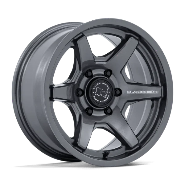 Black Rhino – BR035 KUMA – Gunmetal – 17″x8.5″ 0mm – All weather Wheels – BR035AX17856800