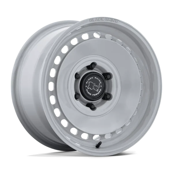 Black Rhino – BR036 BASIN – Grey – 17″x8″ 32mm – All weather Wheels – BR036AX17803832