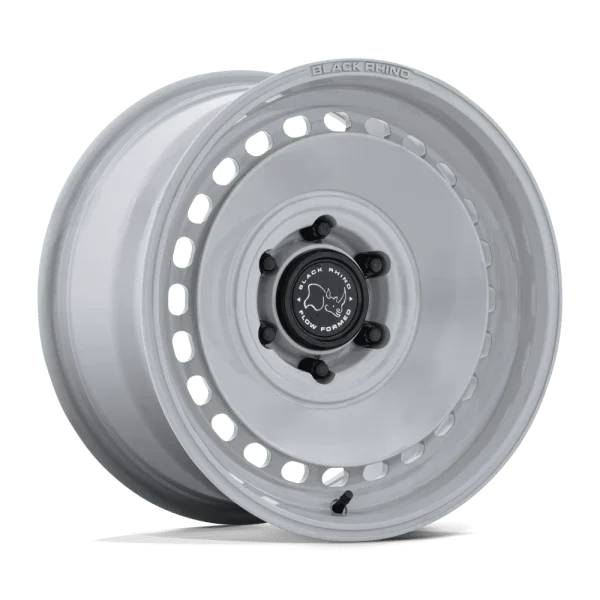 Black Rhino – BR036 BASIN – Grey – 17″x8″ 32mm – All weather Wheels – BR036AX17806832