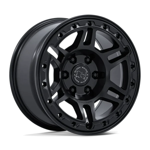 Black Rhino – BR039 VANGUARD – Black – 17″x8″ 32mm – All weather Wheels – BR039MX17806432