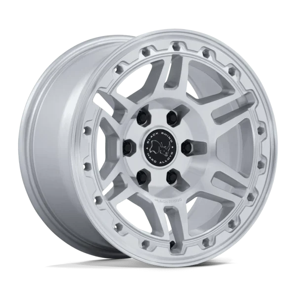 Black Rhino – BR039 VANGUARD – Silver – 17″x8″ 32mm – Summer Wheels – BR039SD17806432