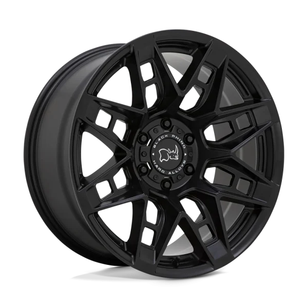 Black Rhino – CAPROCK – Black – 17″x8.5″ -18mm – All weather Wheels – 1785CPK-86140M12
