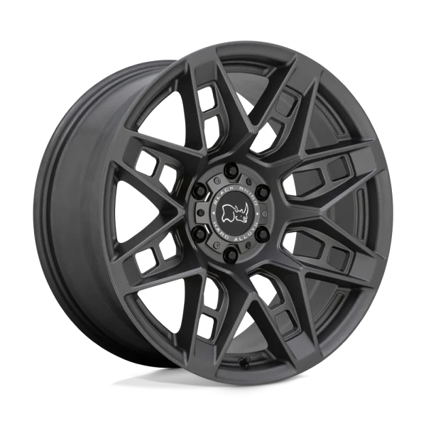 Black Rhino – CAPROCK – Gunmetal – 17″x8.5″ -18mm – All weather Wheels – 1785CPK-86140G12
