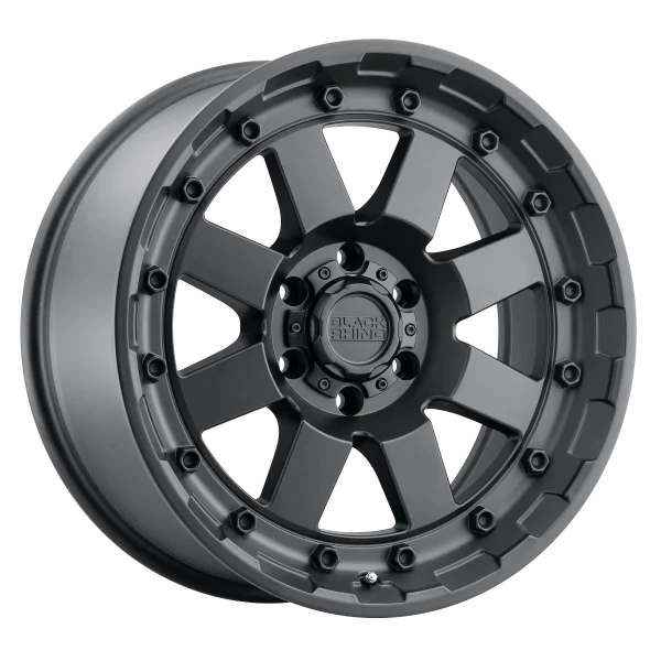 Black Rhino – CLEGHORN – Gunmetal – 17″x8.5″ 12mm – All weather Wheels – 1785CGH126135M87