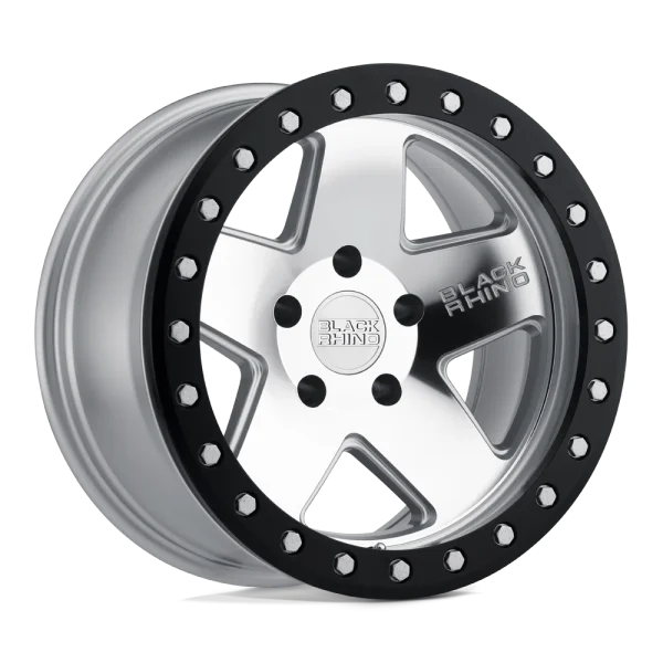 Black Rhino – CRAWLER – Silver – 17″x8.5″ 0mm – Summer Wheels – 1785CRL006135S87