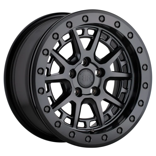 Black Rhino – GRAVEL BEADLOCK – Gunmetal – 15″x7″ 15mm – All weather Wheels – 1570GRV155100M72