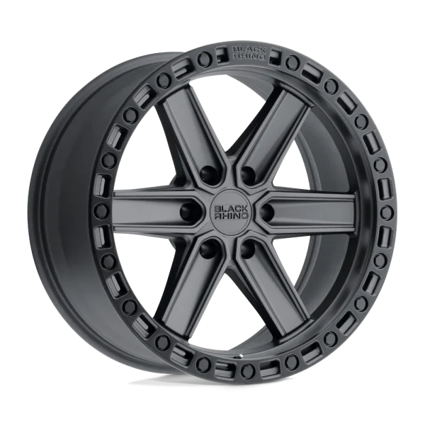 Black Rhino – HENDERSON – Black – 18″x9″ 12mm – All weather Wheels – 1890HDS126140G12