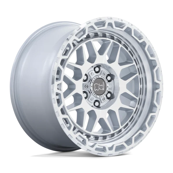 Black Rhino – HOLCOMB – Silver – 17″x9.5″ 12mm – Summer Wheels – 1795HLB126120S67