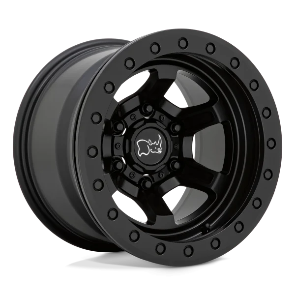 Black Rhino – OFFSHOOT BEADLOCK – Black – 15″x10″ -38mm – All weather Wheels – 1510FFT-86140M12