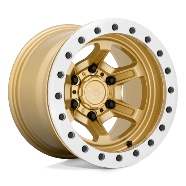 Black Rhino – OFFSHOOT BEADLOCK – Gold – 15″x10″ -38mm – Summer Wheels – 1510FFT-86140L12