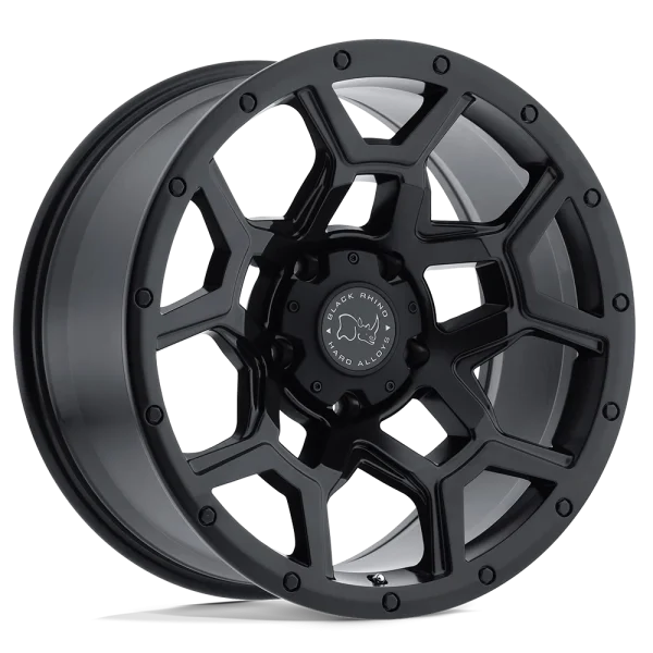 Black Rhino – OVERLAND – Black – 17″x8″ 30mm – All weather Wheels – 1780VRL305127M71