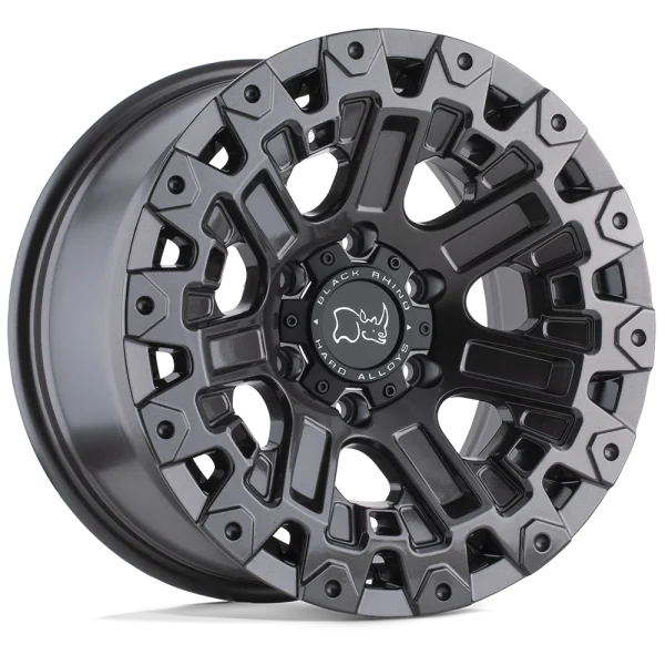 Black Rhino – OZARK – Gunmetal – 17″x9.5″ -18mm – All weather Wheels – 1795ZRK-85127G71