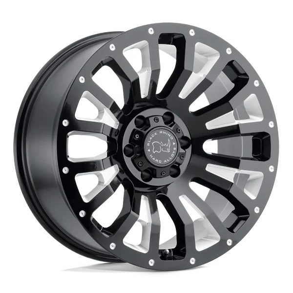 Black Rhino – PINATUBO – Black – 17″x9.5″ -18mm – Summer Wheels – 1795PNT-88180B25