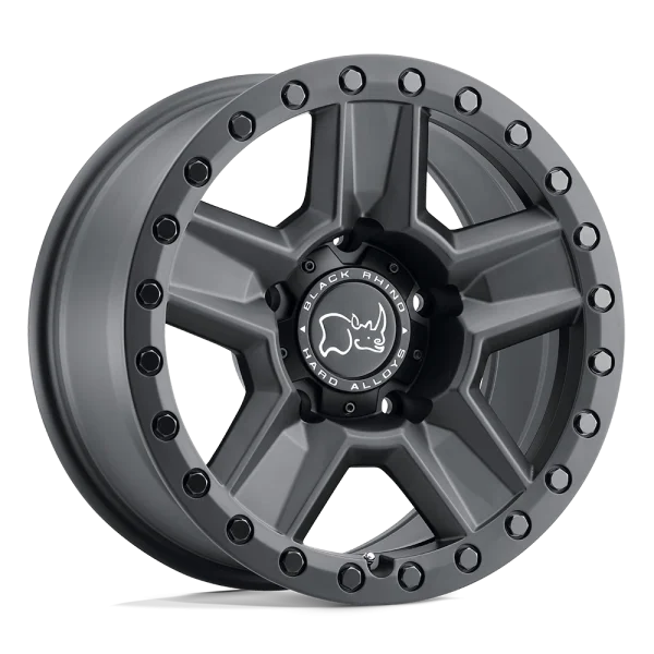 Black Rhino – RAVINE – Black – 17″x8.5″ 12mm – All weather Wheels – 1785RVN126140M12