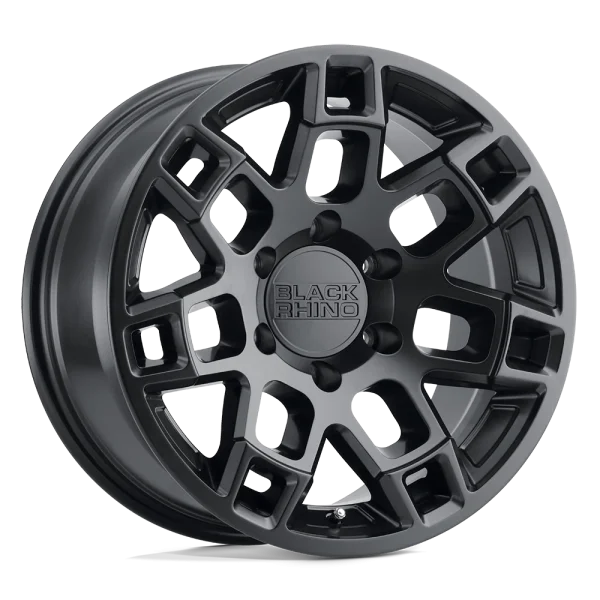 Black Rhino – RIDGE – Black – 17″x8.5″ -18mm – All weather Wheels – 1785RDG-86140M12