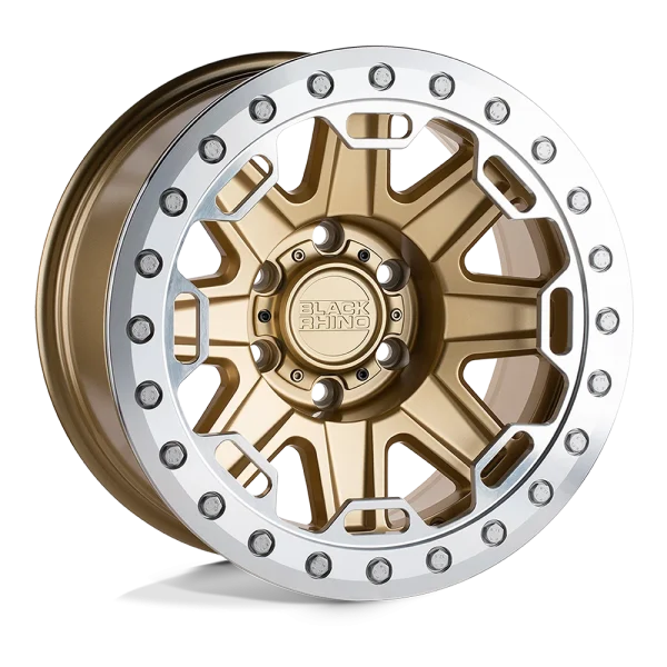 Black Rhino – RIFT BEADLOCK – Gold – 17″x8.5″ 0mm – Summer Wheels – 1785RFT006135L87