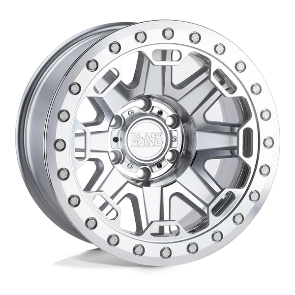 Black Rhino – RIFT BEADLOCK – Silver – 17″x8.5″ -30mm – Summer Wheels – 1785RFT-06140S12