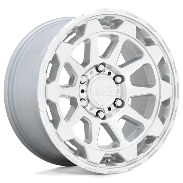 Black Rhino – ROTOR – Silver – 17″x8.5″ 12mm – Summer Wheels – 1785RTR126140S12