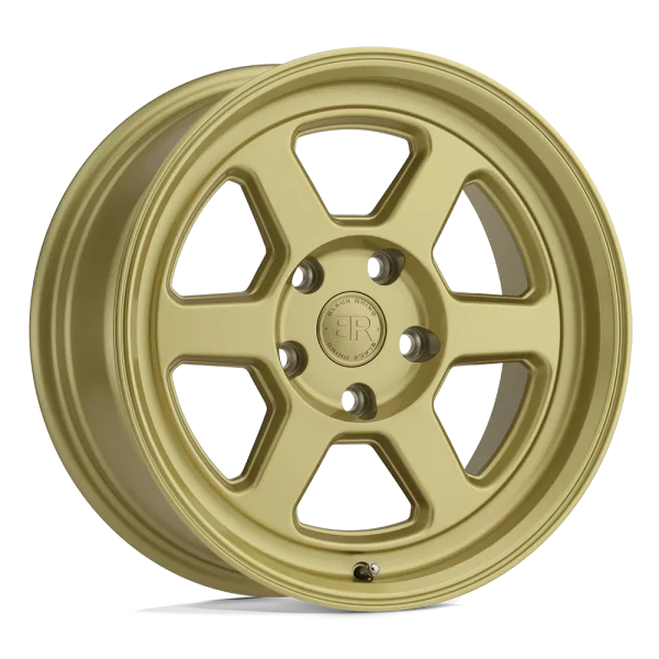 Black Rhino – RUMBLE – Gold – 15″x7″ 15mm – All weather Wheels – 1570RBL155114L76