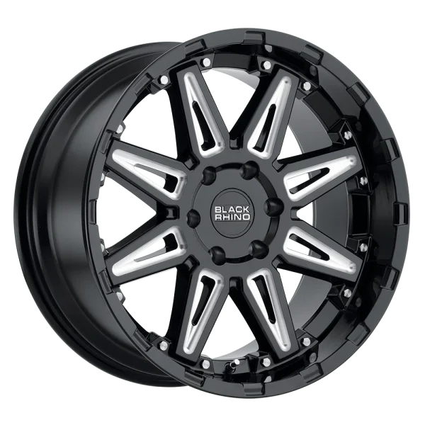 Black Rhino – RUSH – Black – 18″x9.5″ 12mm – Summer Wheels – 1895RSH126120B67