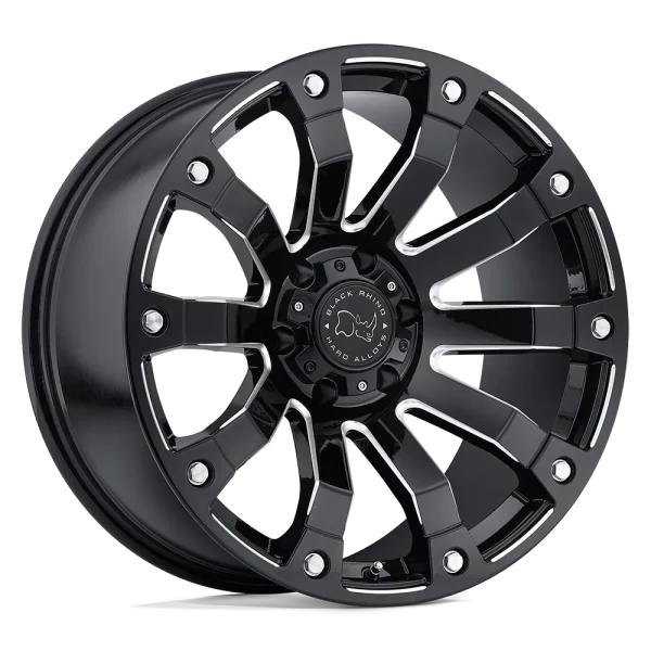 Black Rhino – SELKIRK – Black – 17″x9″ -12mm – Summer Wheels – 1790SLK-25127B78